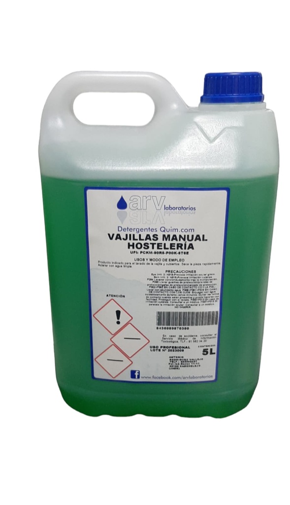 Lavavajillas Manual Hostelería 5l