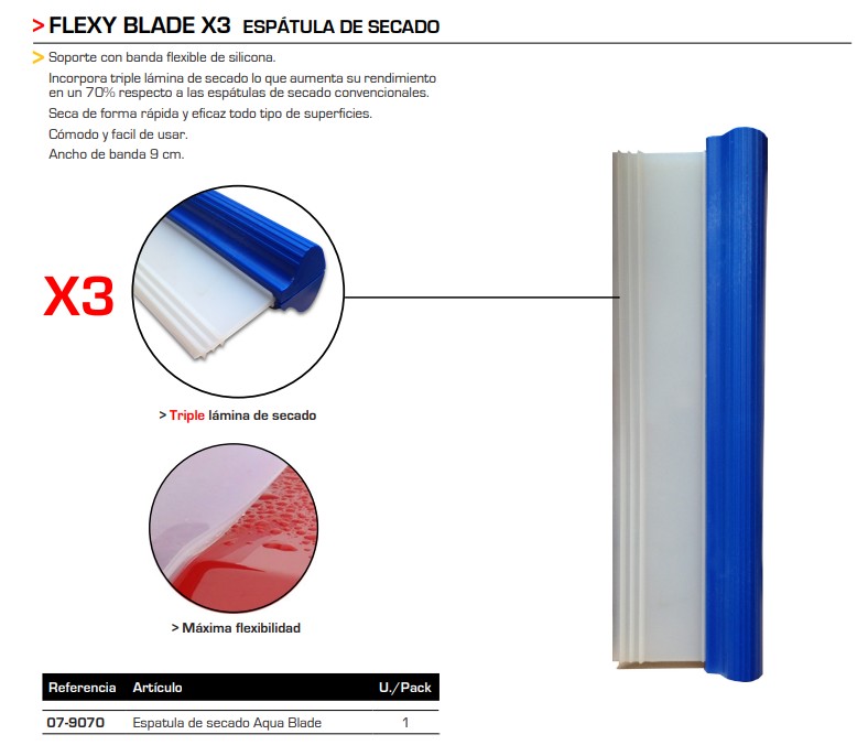 FLEXY BLADE X3 ESPÁTULA DE SECADO