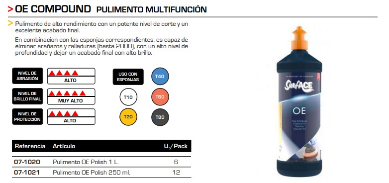 OE COMPOUND PULIMENTO MULTIFUNCIÓN 1L