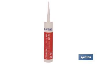 [15500431GR] Polímero Sellador MS 290ml Gris