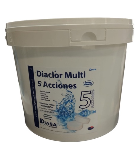 [XE2605] Cloro Multifunción 5 acciones Diaclor 5kg
