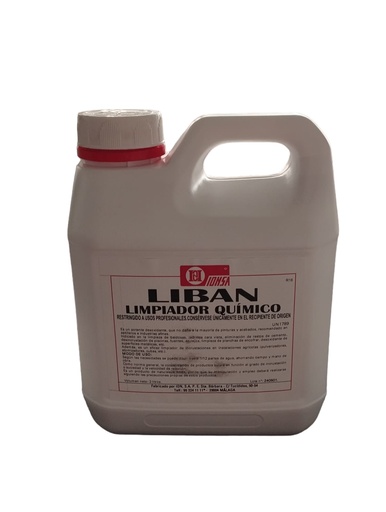 [IO2] Libán Bote 2l (limpiador químico).